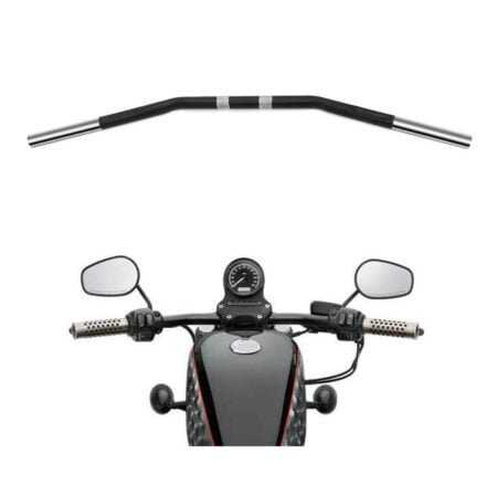 Alpha Rider 1 inch Drag Style Steel Handlebars Drag Bar Dimpled for Harley Sportster 883 1 - Image 2